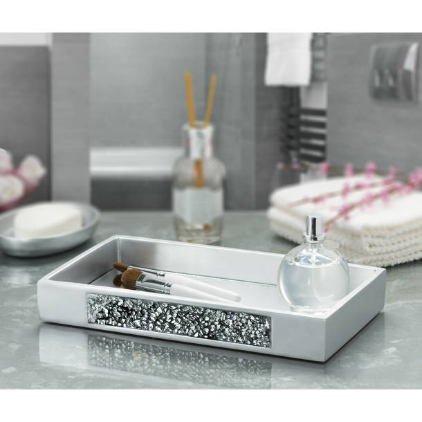 Rosdorf Park Dozier Marble Vanity Bathroom Accessory Tray & Reviews